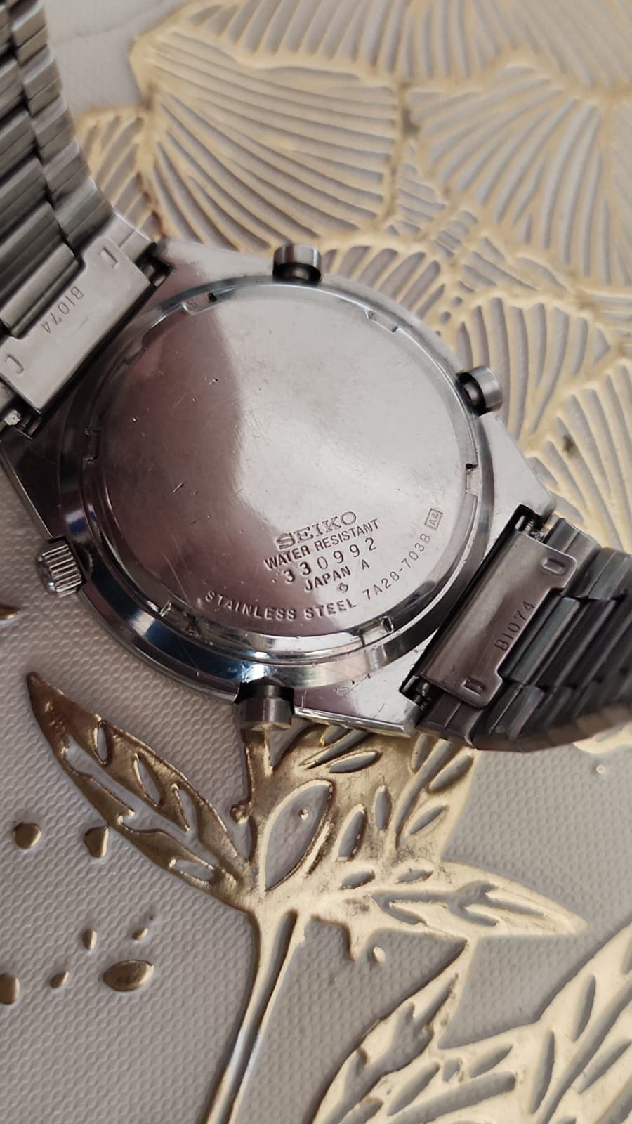 Seiko Quartz Chronograph 7A28 7A28-7038